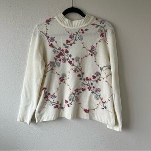 Alfred Dunner floral sweater